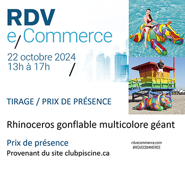 Photo de TIRAGE - PRIX DE PRÉSENCE - Rhinoceros gonflable multicolore géant